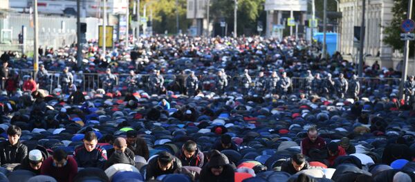 Rusya- Kurban Bayramı- Namaz - Sputnik Türkiye