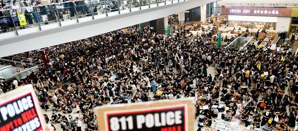 Hong Kong - eylemler - Sputnik Türkiye