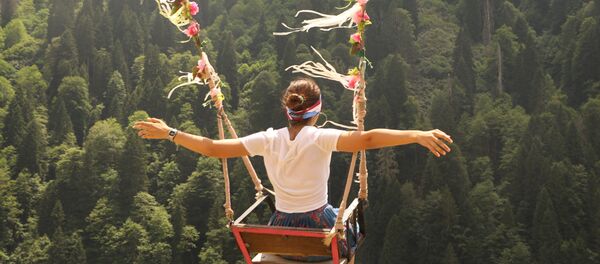 Rize Ayder salıncak Rize Ayder salıncak - Sputnik Türkiye