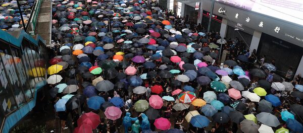 Hong Kong, protesto - Sputnik Türkiye
