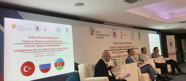Ankara’da Türkiye-Rusya-Azerbaycan İşbirliği Forumu Ankara’da Türkiye-Rusya-Azerbaycan İşbirliği Forumu - Sputnik Türkiye