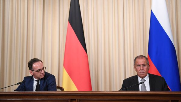 Rusya Dışişleri Bakanı Sergey Lavrov ile Almanya Dışişleri Bakanı Heiko Maas - Sputnik Türkiye