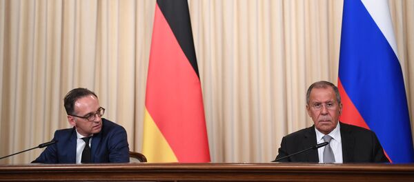 Rusya Dışişleri Bakanı Sergey Lavrov ile Almanya Dışişleri Bakanı Heiko Maas - Sputnik Türkiye