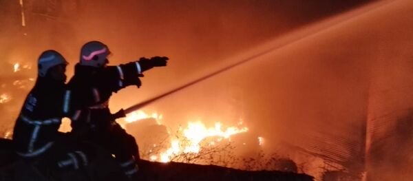 Çorlu, geri dönüşüm fabrikası, yangın - Sputnik Türkiye