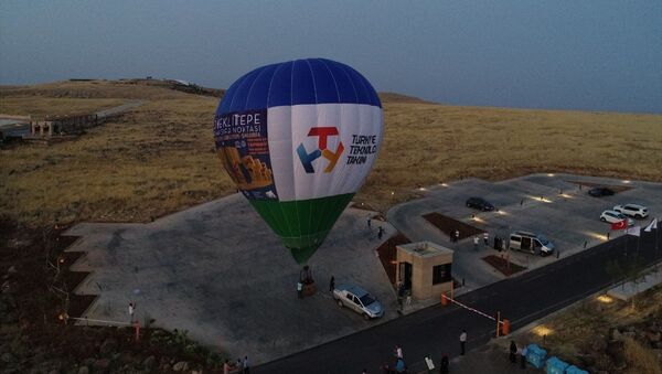 Göbeklitepe'de ilk sıcak hava balonu havalandı - Sputnik Türkiye