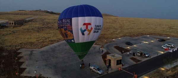 Göbeklitepe'de ilk sıcak hava balonu havalandı - Sputnik Türkiye