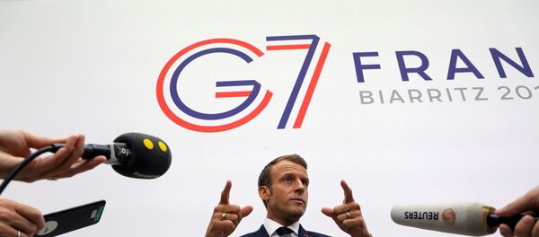 Emmanuel Macron- G7 - Sputnik Türkiye