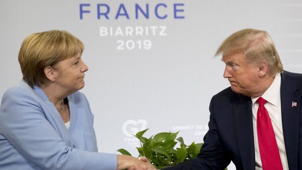 Angela Merkel, Trump, G7 - Sputnik Türkiye
