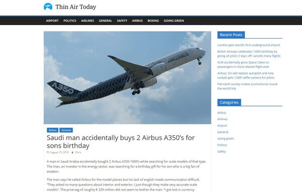 Suudi iş adamı İngilizcesi yetmeyince ‘yanlışlıkla’ iki uçak satın aldı mı? - Sputnik Türkiye