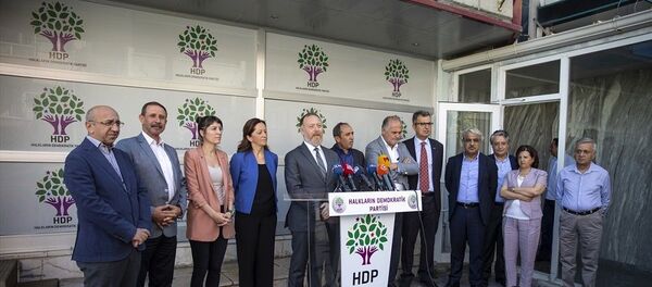 HDP ziyaret, DİSK, KESK, TMMOB ve TTB - Sputnik Türkiye