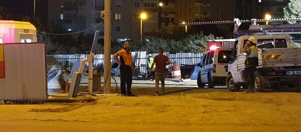 İzmir'de metro inşaatında kaza - Sputnik Türkiye