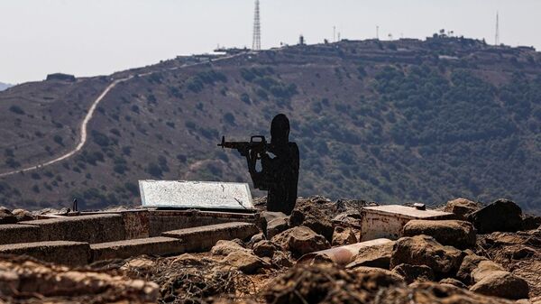 Golan Tepeleri - İsrail ordusu karakolu - Sputnik Türkiye