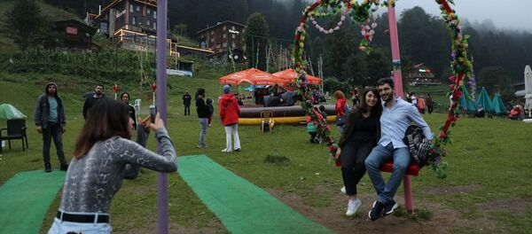 Rize, Ayder Yaylası, salıncak - Sputnik Türkiye