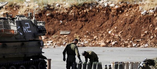 İsrail ordusu, füze, Lübnan sınırı - Sputnik Türkiye