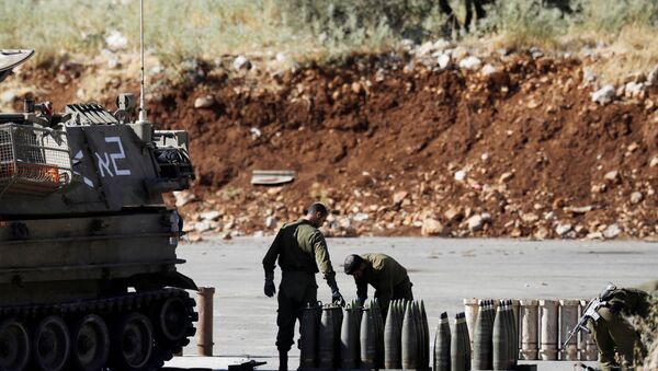 İsrail ordusu, füze, Lübnan sınırı - Sputnik Türkiye