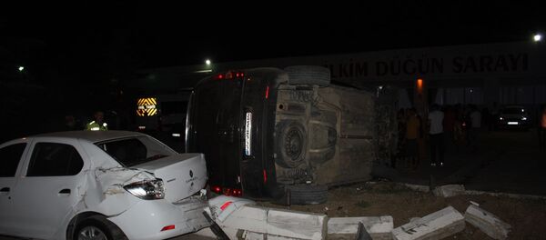 Edirne'nin Keşan ilçesinde sığınmacıları taşıyan aracın kaza yapması sonucu 14 kişi yaralandı. - Sputnik Türkiye
