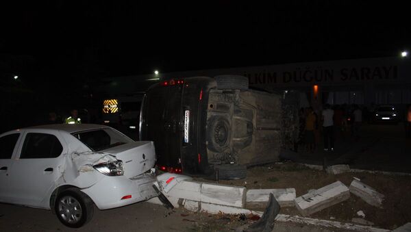 Edirne'nin Keşan ilçesinde sığınmacıları taşıyan aracın kaza yapması sonucu 14 kişi yaralandı. - Sputnik Türkiye