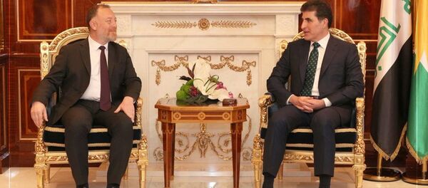 Sezai Temelli - Neçirvan Barzani - Sputnik Türkiye