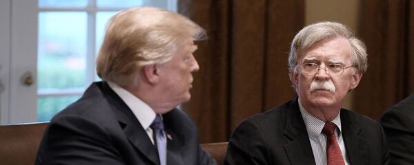 Donald Trump, John Bolton - Sputnik Türkiye