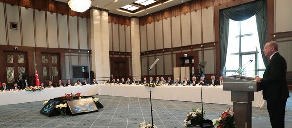 Erdoğan ve büyükşehir belediye başkanları - Sputnik Türkiye