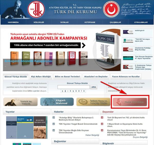 Türk Dil Kurumu'nun internet sitesinde anasayfada yer alan 'Atatürk'ün Vasiyeti' gibi bazı bölümler kaldırıldı - Sputnik Türkiye