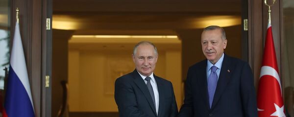 Türkiye Cumhurbaşkanı Recep Tayyip Erdoğan ve Rusya Devlet Başkanı Vladimir Putin - Sputnik Türkiye