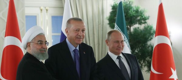 Erdoğan, Putin, Ruhani - Sputnik Türkiye