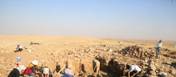 Şanlıurfa'da, UNESCO Dünya Mirası Listesi'nde yer alan Göbeklitepe'dekilere benzer yapılara, kazı yapılan Harbetsuvan Tepe'de de rastlandı - Sputnik Türkiye