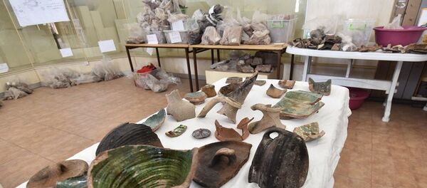 Bitlis'in Ahlat ilçesinde yürütülen kazı çalışmalarında 5 bin yıllık seramikler bulundu. - Sputnik Türkiye