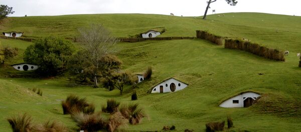 Yüzüklerin Efendisi'nin çekildiği Yeni Zelanda'daki Hobbit köyü seti - Sputnik Türkiye