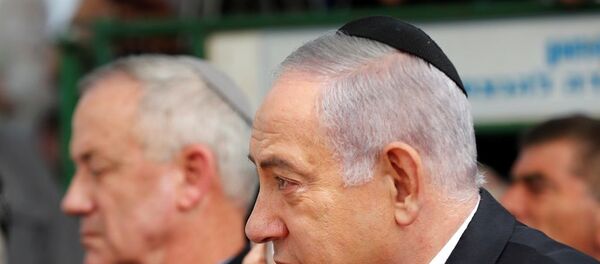 Benyamin Netanyahu - Benny Gantz - Sputnik Türkiye