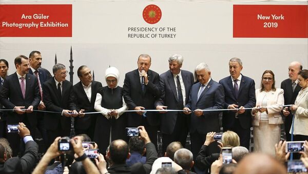Erdoğan, New York'ta Ara Güler Sergisi'nin açılışını yaptı - Sputnik Türkiye