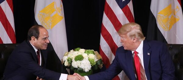 Abdulfettah es-Sisi  - Donald Trump - Sputnik Türkiye