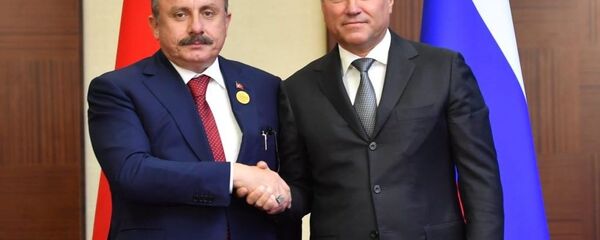  Vyaçeslav Volodin - Mustafa Şentop - Sputnik Türkiye