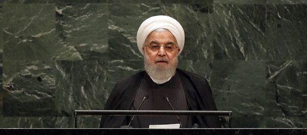 İran Cumhurbaşkanı Ruhani Birleşmiş Milletler Genel Kurulu'nda konuştu. - Sputnik Türkiye