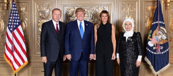 Cumhurbaşkanı Erdoğan ve Trump yemekte bir araya geldi - Sputnik Türkiye