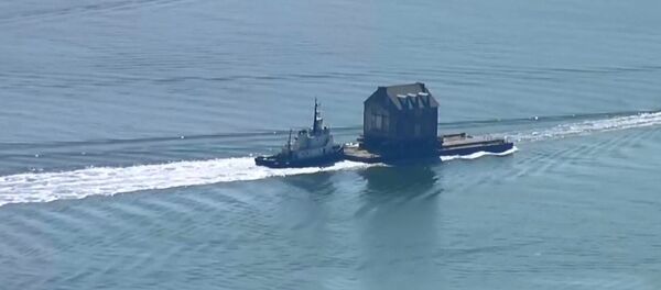 ABD’de 18. yüzyıla ait konak başka şehre böyle taşındı - Sputnik Türkiye