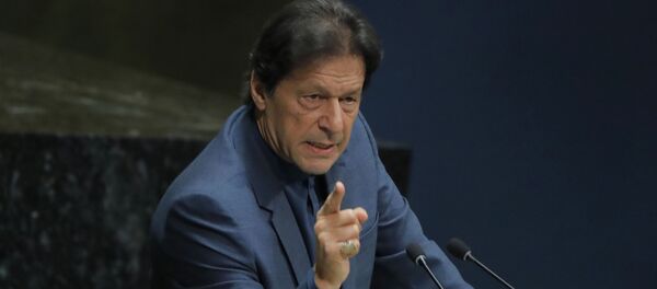 Pakistan Başbakanı İmran Han Birleşmiş Milletler (BM) Genel Kurulu'nda konuşma yaptı - Sputnik Türkiye