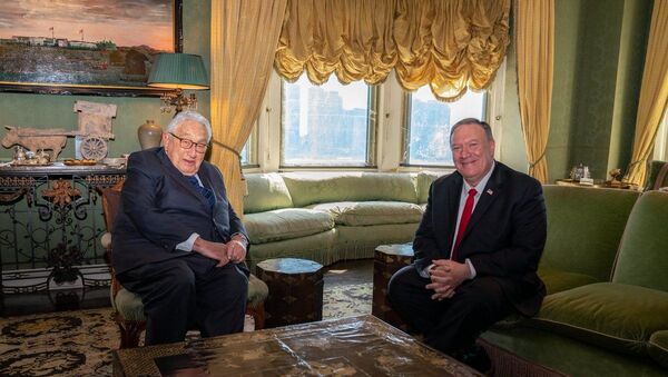 Henry Kissinger, Mike Pompeo - Sputnik Türkiye