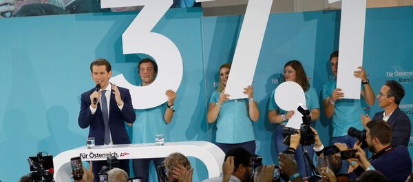 Avusturya'da gerçekleşen erken seçimde Başbakan Sebastian Kurz'un liderliğindeki Avusturya Halk Partisi yüzde 37,1'lik oy oranıyla birinci parti oldu.   - Sputnik Türkiye