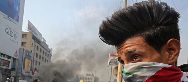 Irak’taki protestolar - Sputnik Türkiye