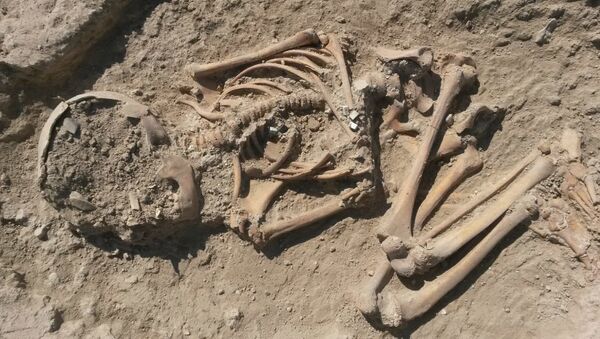 Arslantepe Höyüğünde 5700 yıllık çocuk iskeleti bulundu - Sputnik Türkiye