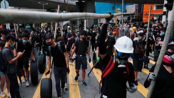 Hong Kong'da protestolar - Sputnik Türkiye