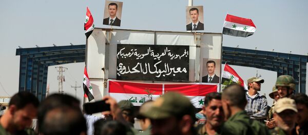 Irak'ın Kaim ile Suriye'nin Bukemal kentleri arasındaki sınır kapısı - Sputnik Türkiye