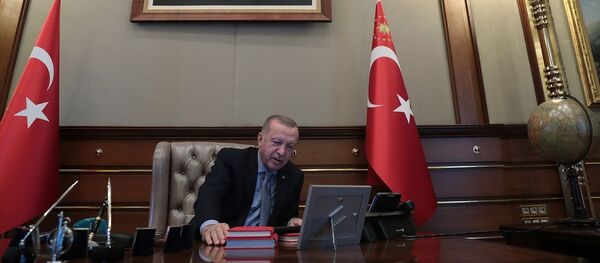 Cumhurbaşkanı Recep Tayyip Erdoğan, Barış Pınarı Harekatı'nın başlatılması talimatını verdi. Cumhurbaşkanı Recep Tayyip Erdoğan, Barış Pınarı Harekatı'nın başlatılması talimatını verdi. - Sputnik Türkiye