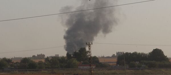 Akçakale - Tel-Abyad bölgesindeki Türkiye-Suriye sınırı - Sputnik Türkiye