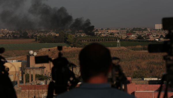 Nusaybin - Kamışlı sınırı çatışma - Sputnik Türkiye