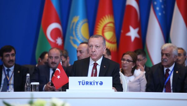 Recep Tayyip Erdoğan, Türk Dili Konuşan Ülkeler İş Birliği Konseyi  - Sputnik Türkiye