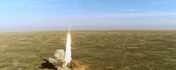 Grom-2019 tatbikatındaki balistik füze testi görüntüleri yayınlandı - Sputnik Türkiye