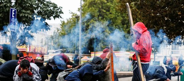 Şili'de protestolar Şili'de protestolar - Sputnik Türkiye